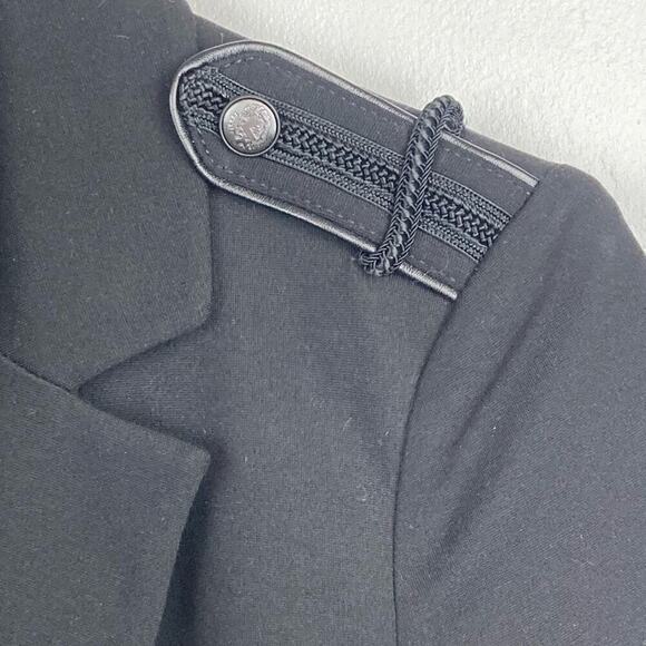 WHBM Leather Trim Ponte Blazer Jacket - Picture 10 of 16